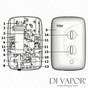 Galaxy Aqua 3000M Electric Shower Spare Parts