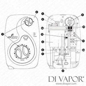 Galaxy Aqua 3000 Electric Shower - Post 2000 Spare Parts