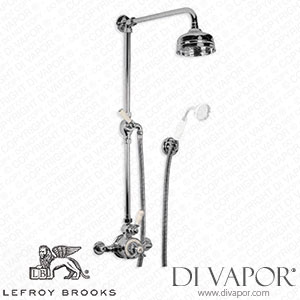 Lefroy Brooks CLASSIC THERMOSTATIC VALVE WITH 5 ROSE, WALL BRACKET, LEVER DIVERTER & ADJUSTABLE RISER PIPE BRACKET (GD 8723) Spare Parts