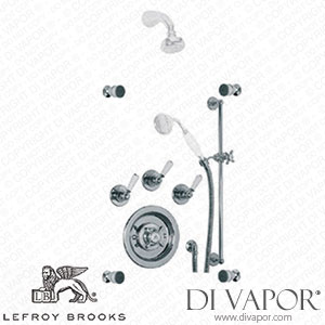 Lefroy Brooks CLASSIC ARCHIPELAGO THERMOSTATIC VALVE, FLOW CONTROLS,FOUR BODY JETS & SLIDIN GRAIL (GD 8805) Spare Parts