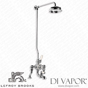 Lefroy Brooks CLASSIC DECK MOUNTED THERMOSTATIC BATH SHOWER MIXER WITH RISER KIT, 8 ROSE & ADJUSTABLE RISER PIPE BRACKET (GD 8822 DM) Spare Parts