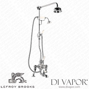 Lefroy Brooks CLASSIC DECK MOUNTED THERMOSTATIC BATH SHOWER MIXER, RISER KIT, HANDSET, LEVER DIVERTER, 5 ROSE & ADJUSTABLE RISER PIPE BRACKET (GD 8824 DM) Spare Parts