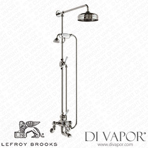 Lefroy Brooks CLASSIC WALL MOUNTED THERMOSTATIC BATH SHOWER MIXER, RISERKIT, HANDSET, LEVER DIVERTER, 8 ROSE & ADJUSTABLE RISER PIPE BRACKET (GD 8825 WM) Spare Parts