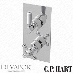 C.P. Hart Waterloo Rectangular Dual Control Shower Valve GDTDC1SVCP Spare Parts