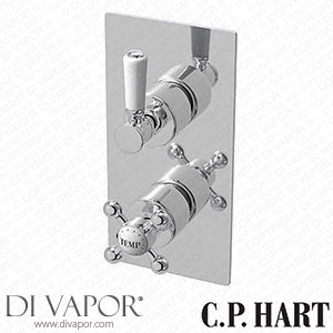 C.P. Hart Waterloo Rectangular Dual Control Shower Valve with Diverter (Two Outlets) GDTDC2SVCP Spare Parts