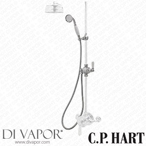 C.P. Hart Waterloo Riser Diverter Kit with Handshower GDTXRKCP Spare Parts