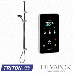 Triton GEENVC12 ENVi? Electric Shower 10.5kW with Ceiling Fed Shower Kit - Silver Spare Parts