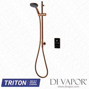 Triton GEENVE17 ENVi? Electric Shower 10.5kW with Inline Wall Fed Shower Kit - Copper Spare Parts