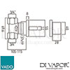 VADO GEO-143-34-CP Spare Parts Diagram