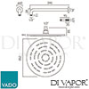 VADO GEOM-250RO-SA-SS Spare Parts Diagram