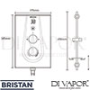 Bristan GLE3105-B Spare Diagram