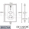 Bristan GLE3105-W Spare Parts Diagram