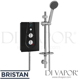 Bristan GLE395 B Glee Electric Shower 9.5kW - Black - Spare Parts