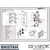 Bristan GLR SHC3STP C Spare Tech Diagram