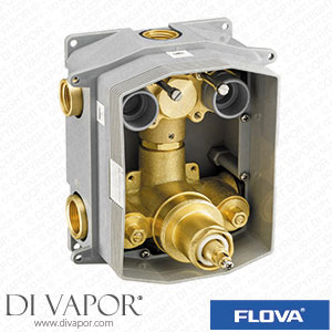 Flova GOBOX-UNI Goclick Thermostatic Concealed Valve with Flow Control Spare Parts