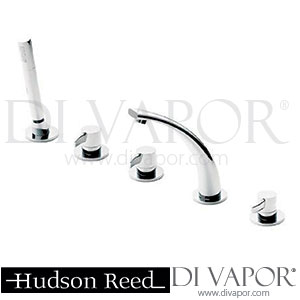 Hudson Reed Grace Bath Shower Mixer Dimension