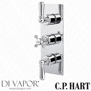 C.P. Hart Arc Triple Control Shower Valve with Diverter (Three Outlets) GRARTCS3CPV2 Spare Parts