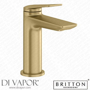 Britton Bathrooms Greenwich Mono Basin Mixer Tap - Brushed Brass GRE.110BB Spare Parts