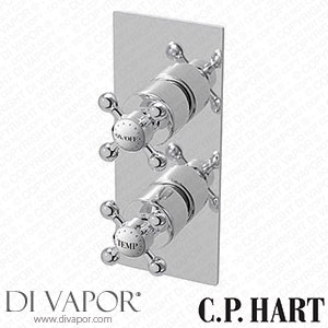 C.P. Hart Original Dual Control Shower Valve with Diverter (Two Outlets) GRORDCS2CP Spare Parts