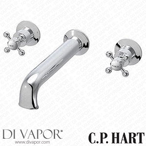 C.P. Hart Original Wall-Mounted 3-Piece Bath Filler GRORWBFNI Spare Parts