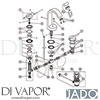 Jado H2088AA GEN1 Spare Tech Diagram