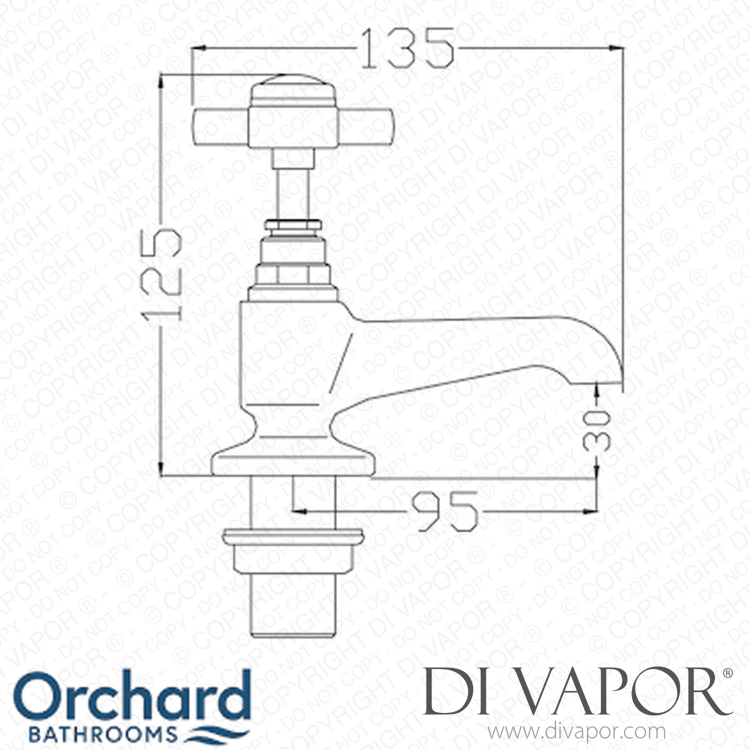 Orchard HAMPACK3 Dulwich Basin Mixer and Bath Tap Pack Spare Parts