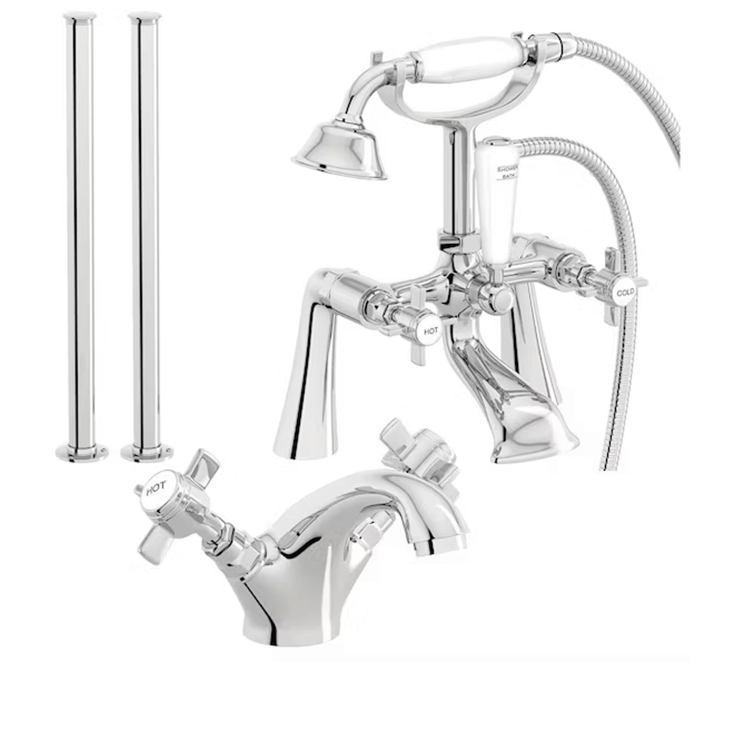 Orchard HAMPACK5A Dulwich Basin and Bath Shower Mixer Standpipe Tap Pack Spare Parts