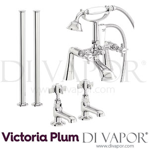 Orchard HAMPACK6A Dulwich Basin Tap and Bath Shower Mixer Standpipe Tap Pack Spare Parts