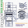 Homebase Oceanus Cold Tap Cartridge Diagram