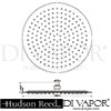 Hudson Reed HEAD46 ARM15 Spare Parts Diagram