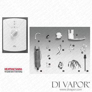 Heatrae Sadia Sector Vista Electric Shower Spare Parts