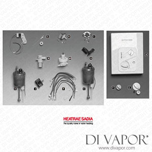 Heatrae Sadia Dove Electric Shower Spare Parts