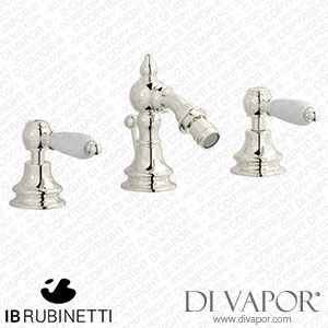 IB Rubinetti HL393PL_2 Hermes + Hermes Elle Three Holes Bidet Set Spare Parts