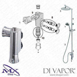 MX Group Atmos Shadow (HLV) Shower Spares