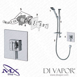 MX Group Atmos Edge (HMD) Shower Spares