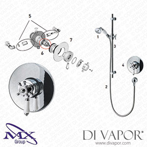 MX Group Atmos Traditional Concealed shower (HME) Shower Spares