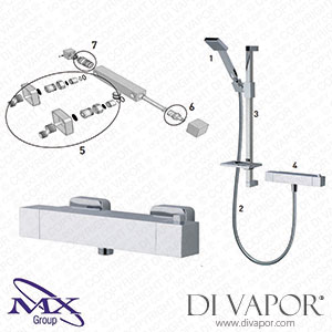 MX Group Atmos Qube (HMF) Shower Spares