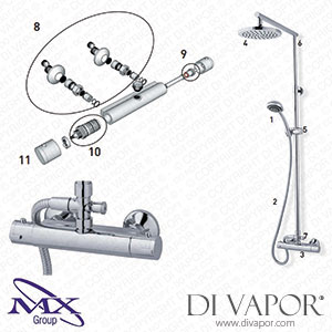 MX Group Atmos Azure (HMN) Shower Spares