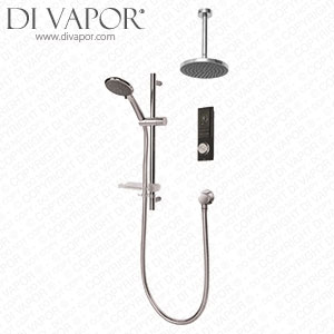 Better Bathrooms HOMDMCRRCIRM Triton Home Digital Mixer Shower with Round Ceiling Overhead - Unpumped Spare Parts