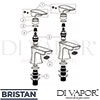 Bristan HOU 1 2 C Spare Tech Diagram