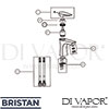 Bristan HOU 1HBF C Spare Tech Diagram