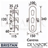 Bristan HOU-SHC3DIV-C Spare Parts Diagram