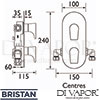 Bristan HOU-SHCVO-C Spare Parts Diagram