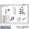 Bristan HOURGLASS SHWR PK2 Spare Tech Diagram