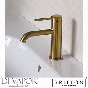 Britton Bathrooms Hoxton Slim Basin Mixer Tap - Brushed Brass HOX.001BB Spare Parts