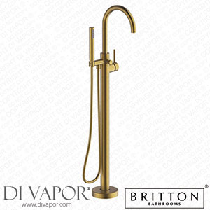 Britton Bathrooms Hoxton Floorstanding Bath Shower Mixer Tap - Brushed Brass HOX.009BB Spare Parts