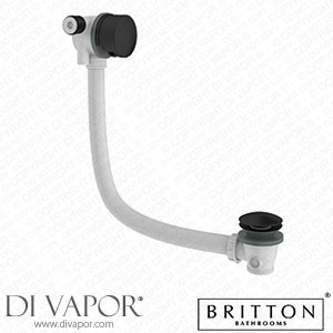 Britton Bathrooms HOX.0351MB Hoxton Bath Filler with Click-Clack Waste Spare Parts