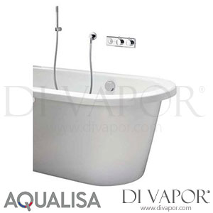 Aqualisa HQD1020 HiQu Concealed Digital Shower/Bath with Remote Control - Gravity Pumped - Spare Parts