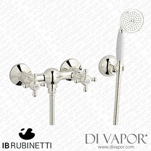 IB Rubinetti HR350PL Hermes + Hermes Elle Wall Mounted Shower Mixer with Shower Kit Spare Parts