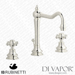 IB Rubinetti HR390PL Hermes + Hermes Elle Three Holes Washbasin Set with Tall Spout Spare Parts